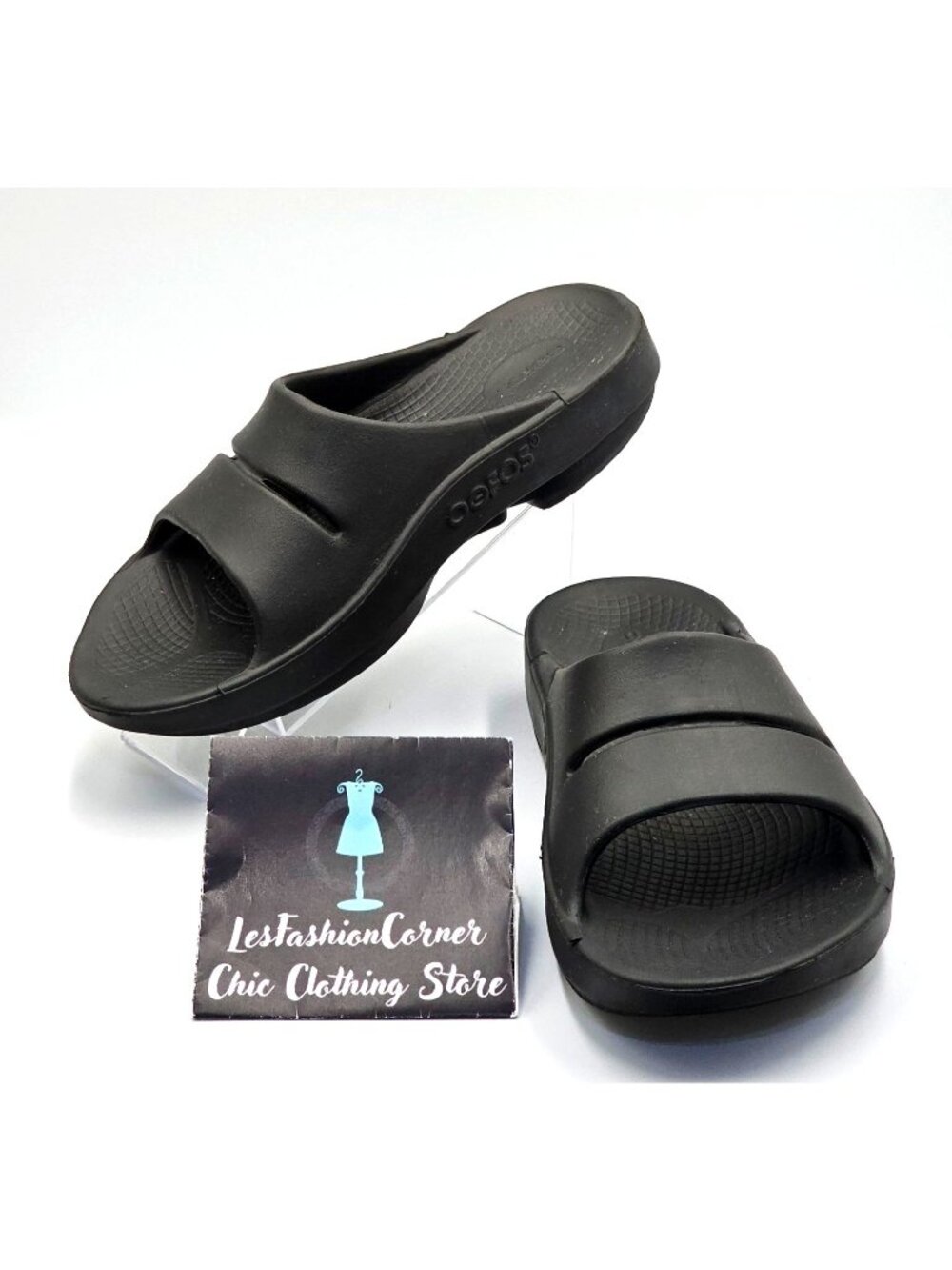 Oofos Ooriginal Men's Black Recovery Slide Lightweight Sandals Sz 11 Wo's 13 372